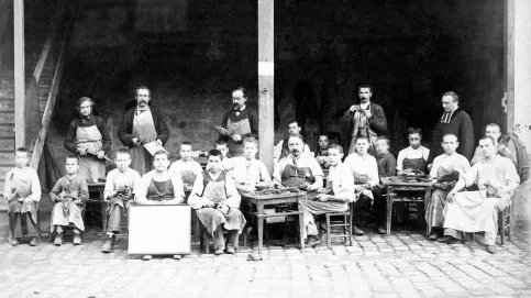 Les premiers ateliers sont créés par l'abbé Roussel en 1871 (c) Archives historiques / Apprentis d'Auteuil