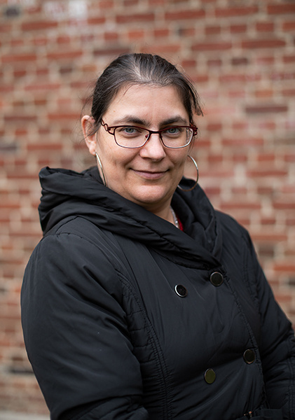 Magali, une bénéficiaire de la Maison des familles de Montdidier (c) Besnard/Apprentis d'Auteuil