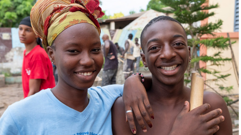 Jeunes Français et jeunes Sénégalais ont travaillé en binôme. L'occasion pour chacun de découvrir une autre culture.