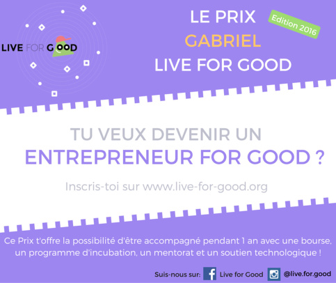 Un prix pour les jeunes entrepreneurs sociaux