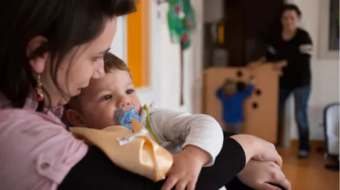 Au multi-accueil Balthazar de Strasbourg © Besnard/Apprentis d’Auteuil 