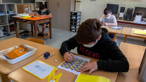 Des méthodes différentes pour que les élèves raccrochent aux apprentissages (c) Michel Le Moine/Apprentis d'Auteuil