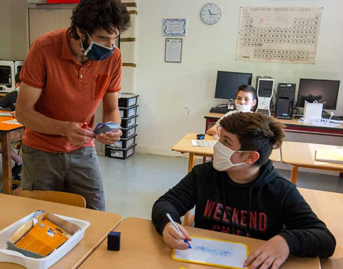 Un accompagnement individualisé de l'élève, au plus près de ses besoins (c) Michel Le Moine/Apprentis d'Auteuil