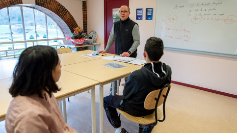 Aux établissements Notre-Dame, le dispositif DEFI accueille les jeunes décrocheurs ou en risque de décrochage (c) Jean-Pierre Pouteau/Apprentis d'Auteuil