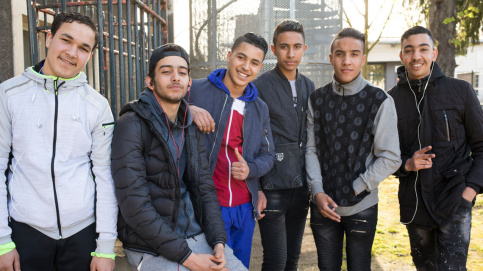Des jeunes MNA accueillis au dispositif Malala Yousafzaï de Thiais (94) (c) Besnard/Apprentis d'Auteuil Des jeunes MNA accueillis au dispositif Malala Yousafzaï de Thiais (94) (c) Besnard/Apprentis d'Auteuil