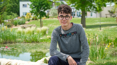 Florent, 17 ans, a été victime de harcèlement dans son ancien collège (c) Geoffroy Lasne/Apprentis d'Auteuil