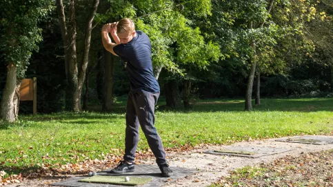 "J’étais turbulent, je n’avais pas de bonnes notes. Le golf, ça nous aide à nous canaliser."