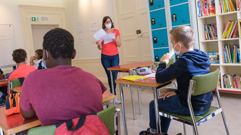 Au collège La Hublais, à Cesson-Sévigné (35), l'élève décrocheur est pris en charge par une équipe pluridisciplinaire (c) Geoffroy Lasne/Apprentis d'Auteuil