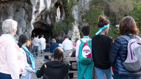 « Je suis allée à la grotte, cela m’a apaisée et j’ai pu penser au présent et à l’avenir », confie une maman.