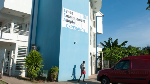 Le lycée d'enseignement adapté d'Apprentis d'Auteuil Mayotte / photo JP Pouteau
