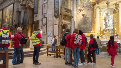 Halte à Notre-Dame des Victoires (Paris 2è), lieu fondateur pour l'abbé Roussel comme pour sainte Thérèse de Lisieux.