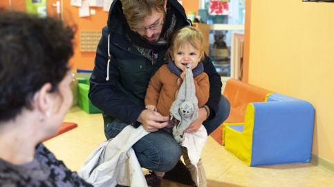 A la crèche Un air de famille à Marseille (c) JP Pouteau / Apprentis d'Auteuil 