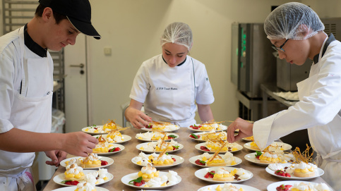 Au restaurant d'application Daniel-Brottier de Bouguenais (44)(c) Emmanuel Ligner/Apprentis d'Auteuil