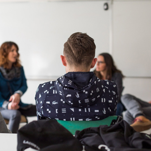 Séance d'EARS au lycée professionnel Saint-Joseph de Blanquefort (33). 