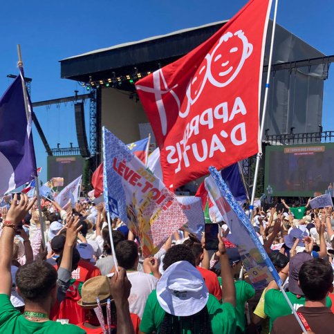 Jeunes de la fondation aux JMJ 2023 au Portugal