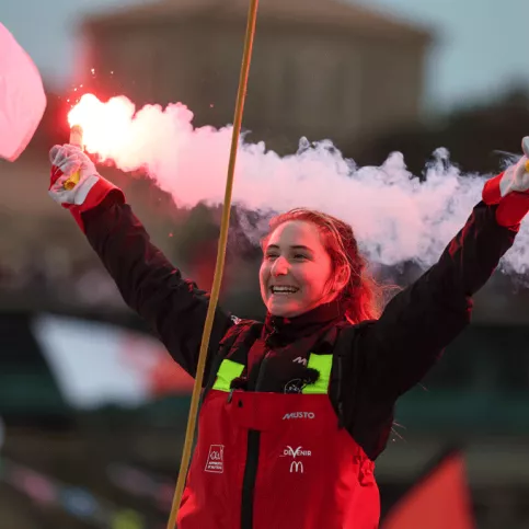 Violette dans le chenal du Sables d'Olonne