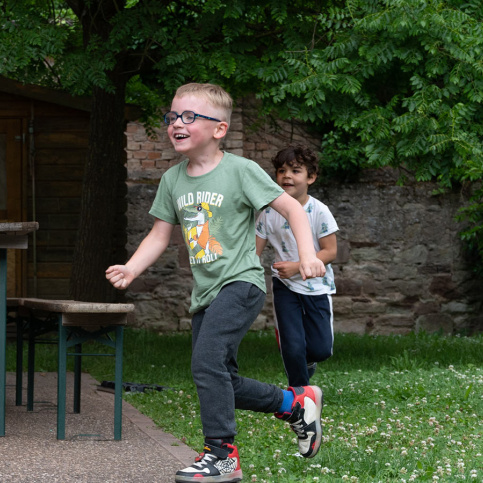 Enfants de la MECS Saint-François d'Assise de Strasbourg