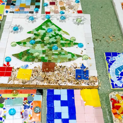 Atelier mosaïque de Noël  