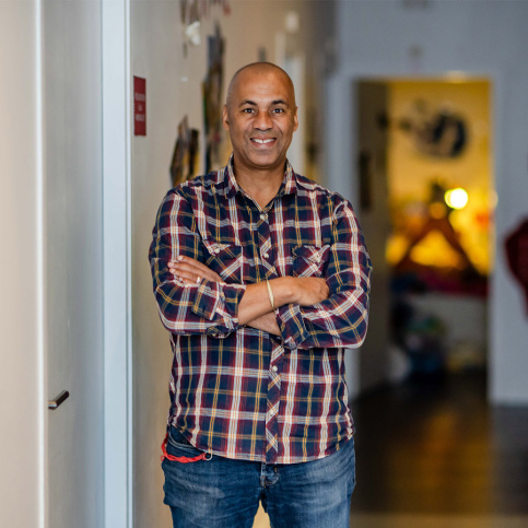 Nabil Keba-Kone, surveillant de nuit à la MECS La Valbourdine