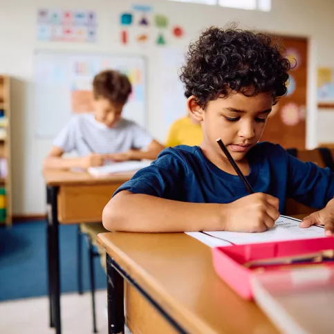Elève en classe