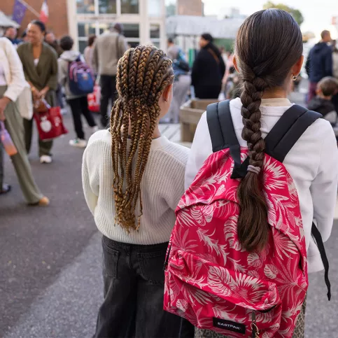 Jour de rentrée scolaire à l'école Madeleine Delbrêl