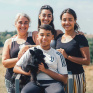 Placement familial, 3 enfants avec leur mère